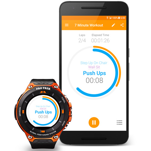 Exercise Timer on Android Wear