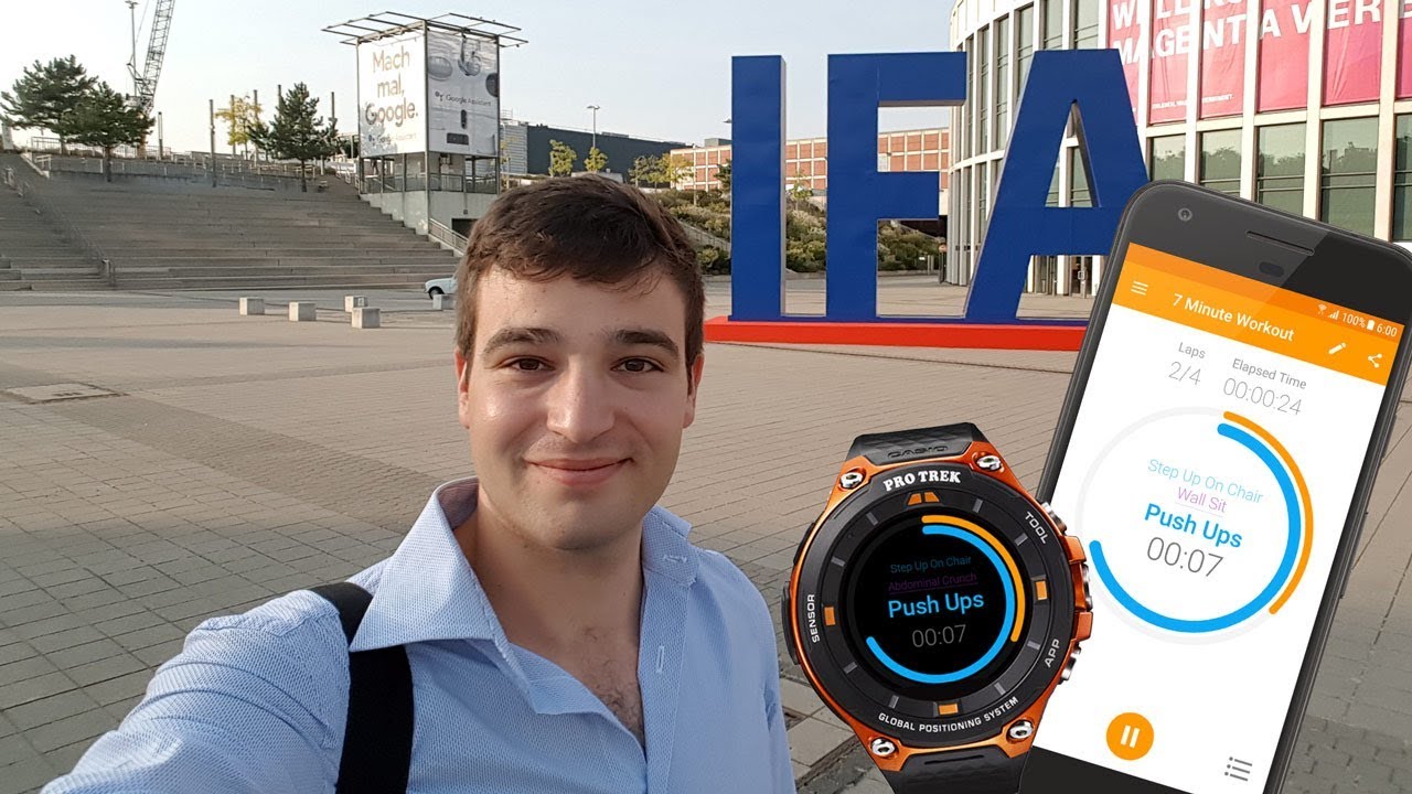 At IFA 2018 with casio